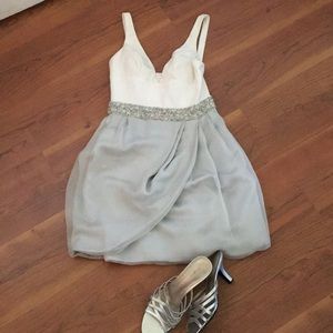 Silk Maria Bianca Nero Formal Dress